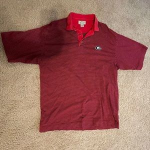 Cutter & Buck Men’s UGA polo shirt, Large.